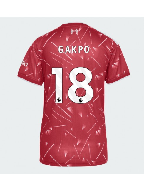 Ženski Nogometna dresi replika Liverpool Cody Gakpo #18 Domači 2026-27 Kratek rokav Ženski Nogometna dresi replika Liverpool Cody Gakpo #18 Domači 2026-27 Kratek rokav